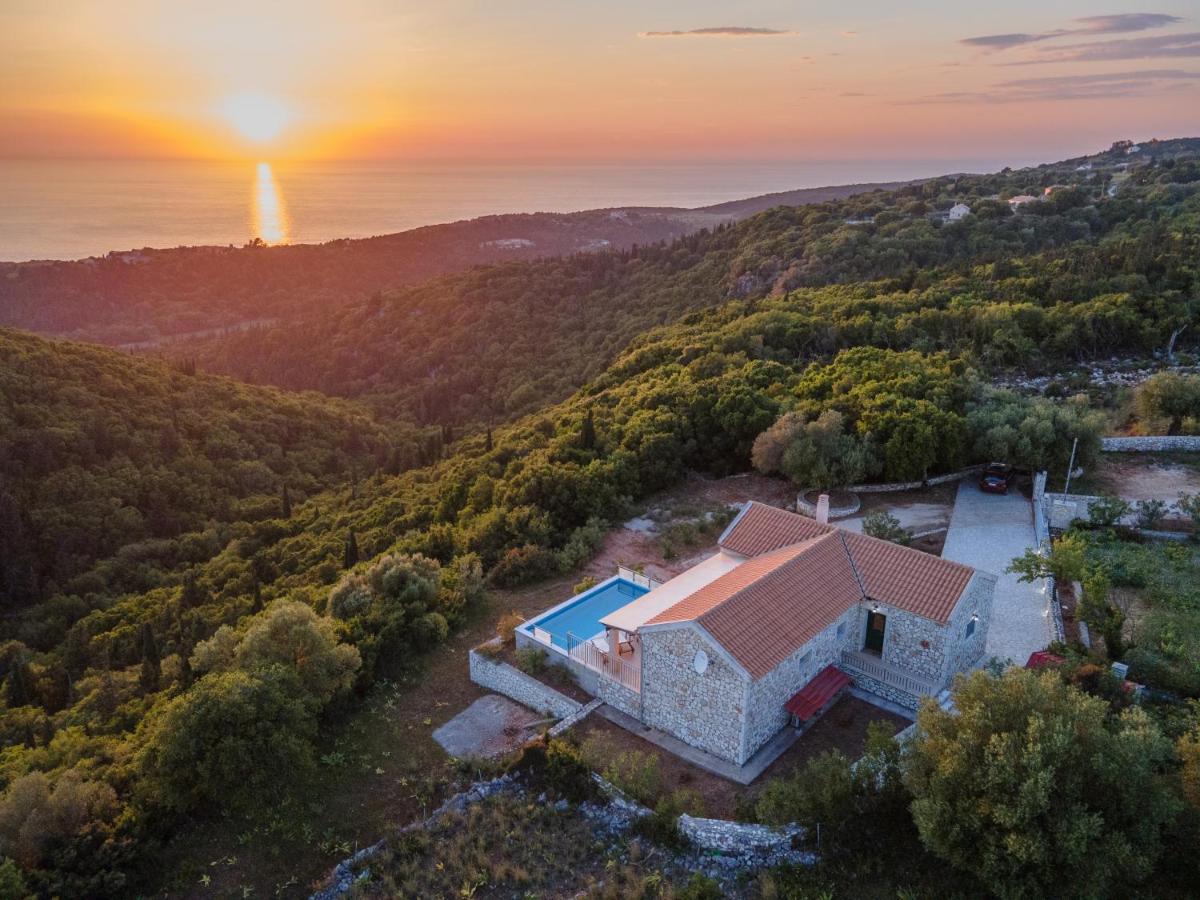 Stone Villa Eriphyle ,Private Witn Sunset View Fiskardo Exterior photo